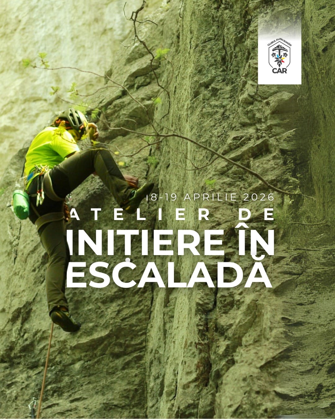 Atelier de initiere in escalada, 18-19 aprilie 2026
